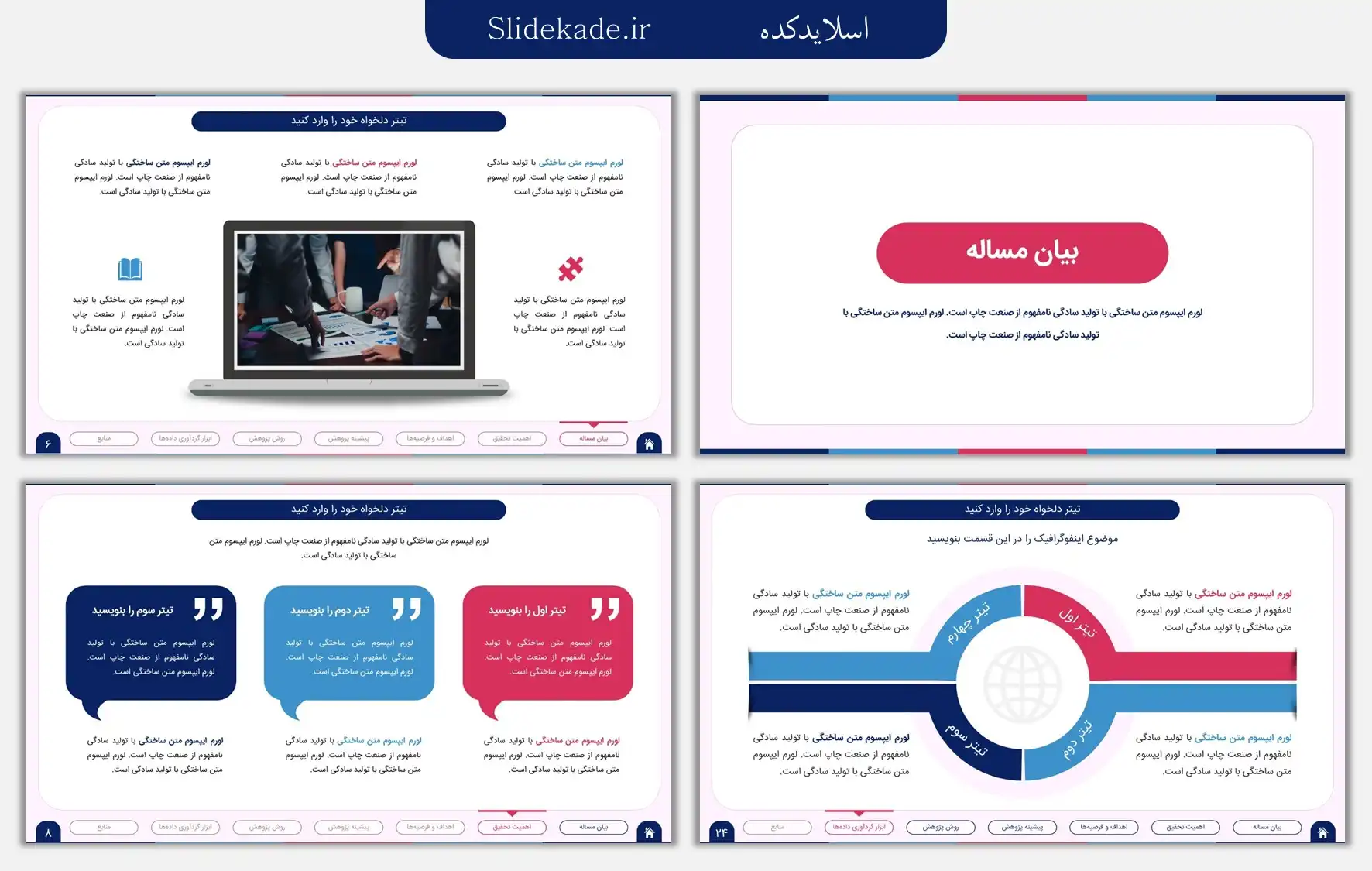 قالب پاورپوینت پروپوزال