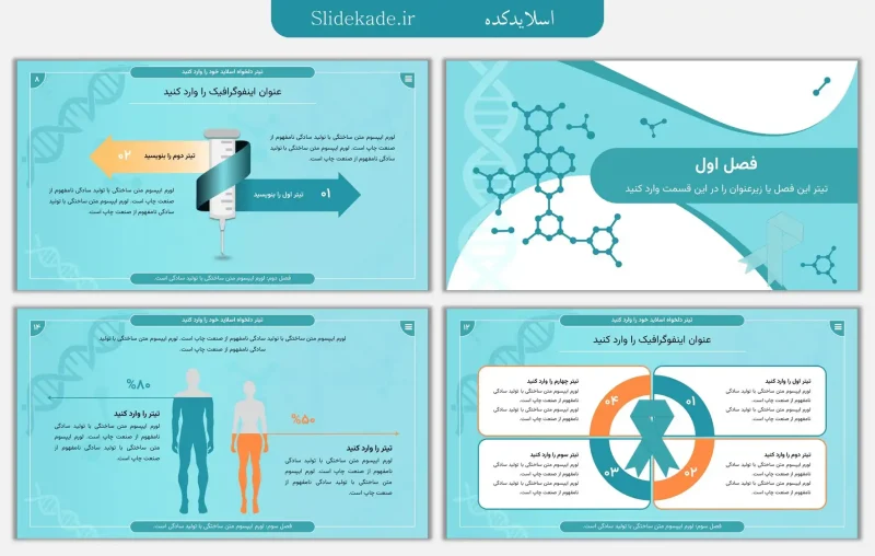 قالب پاورپوینت سرطان